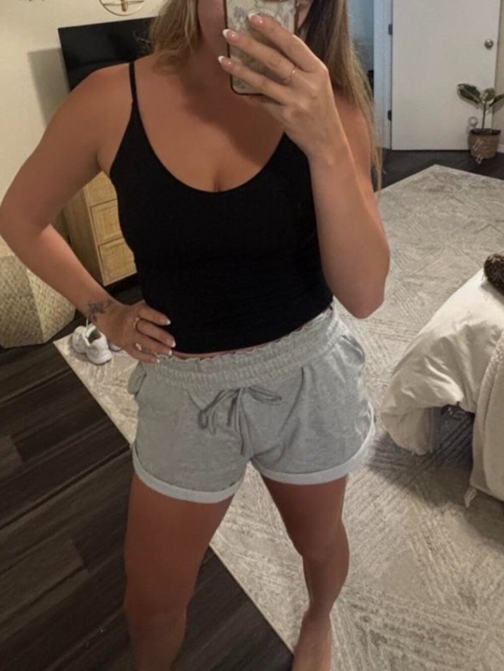 Grey Lounge Shorts